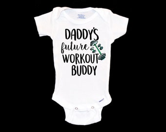 Threadrock Baby Born to Lift Infant Bodysuit Funny Fitness Gym Bodybuilder