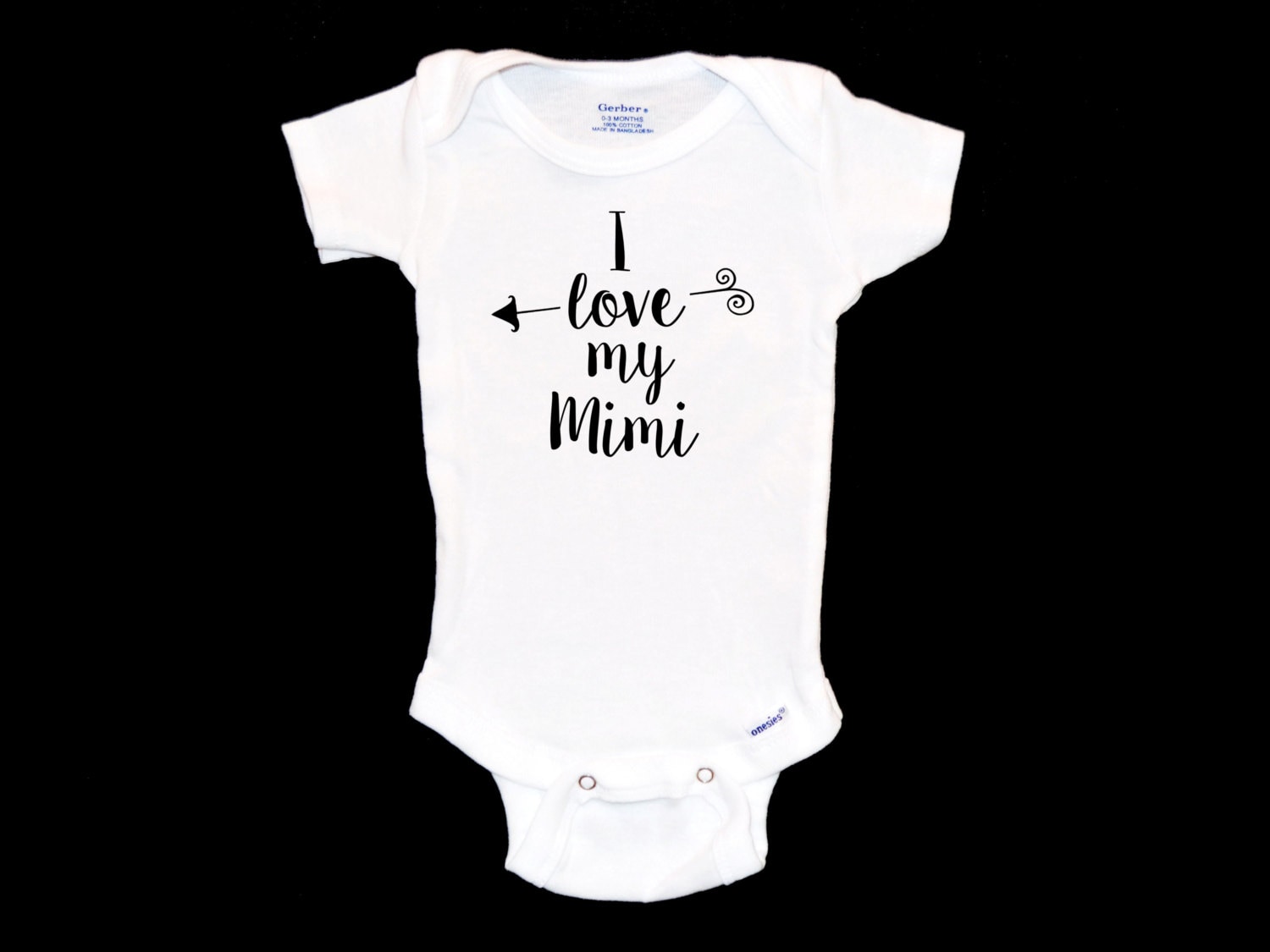 i love my grandparents onesie