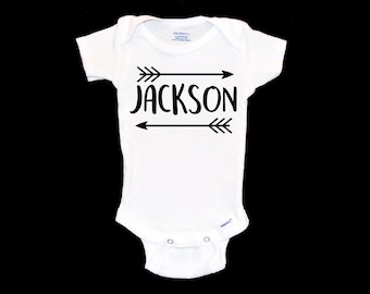 Customizable Arrow Custom Name Onesie®, Custom Baby Jumpsuit, Personalized Onesie®, Personalizable Toddler Bodysuit, Newborn Outfit, Infant