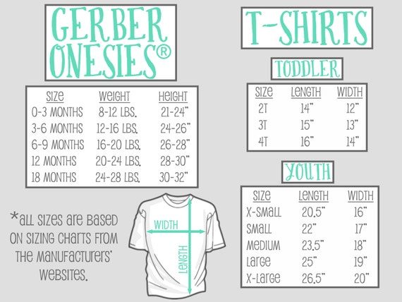 Newborn Onesie Size Chart