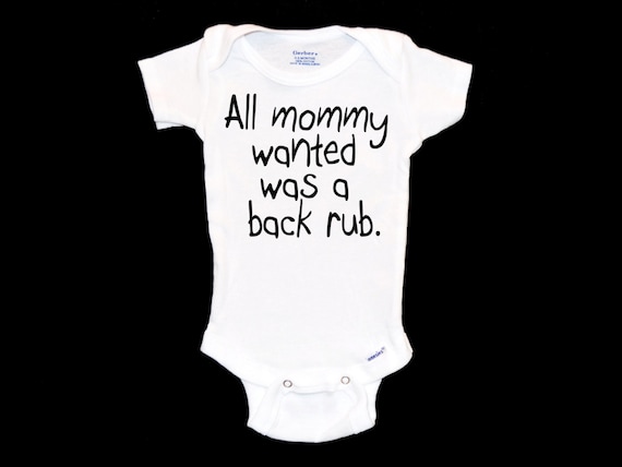 Funny Pregnancy Shirts For Women All I Wanted Was A Back Rub Funny Pregnancy Shirts For Women All I Wanted Was A Back Rub