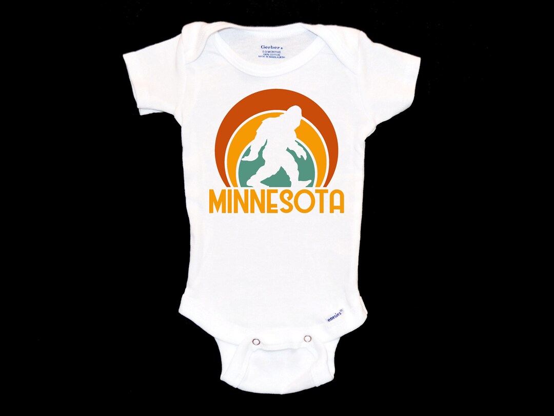 Minnesota Sasquatch Baby Onesie®. Bigfoot Onsie®. Big Foot. Yeti ...