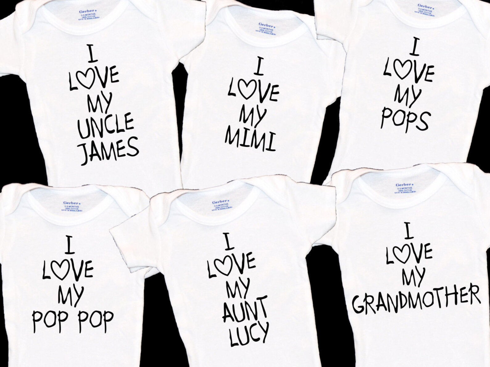 I Love My Mimi Onesie. Unique Pregnancy Announcement. New Nana - Etsy