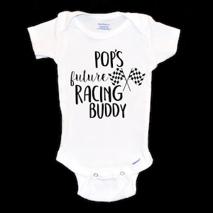 Daddy s Future Racing Buddy Onesie . New Father. Gift for New Dad