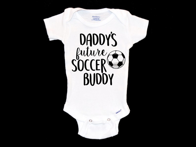 Daddy's Future Soccer Buddy Onesie. Football Baby Onsie. Etsy