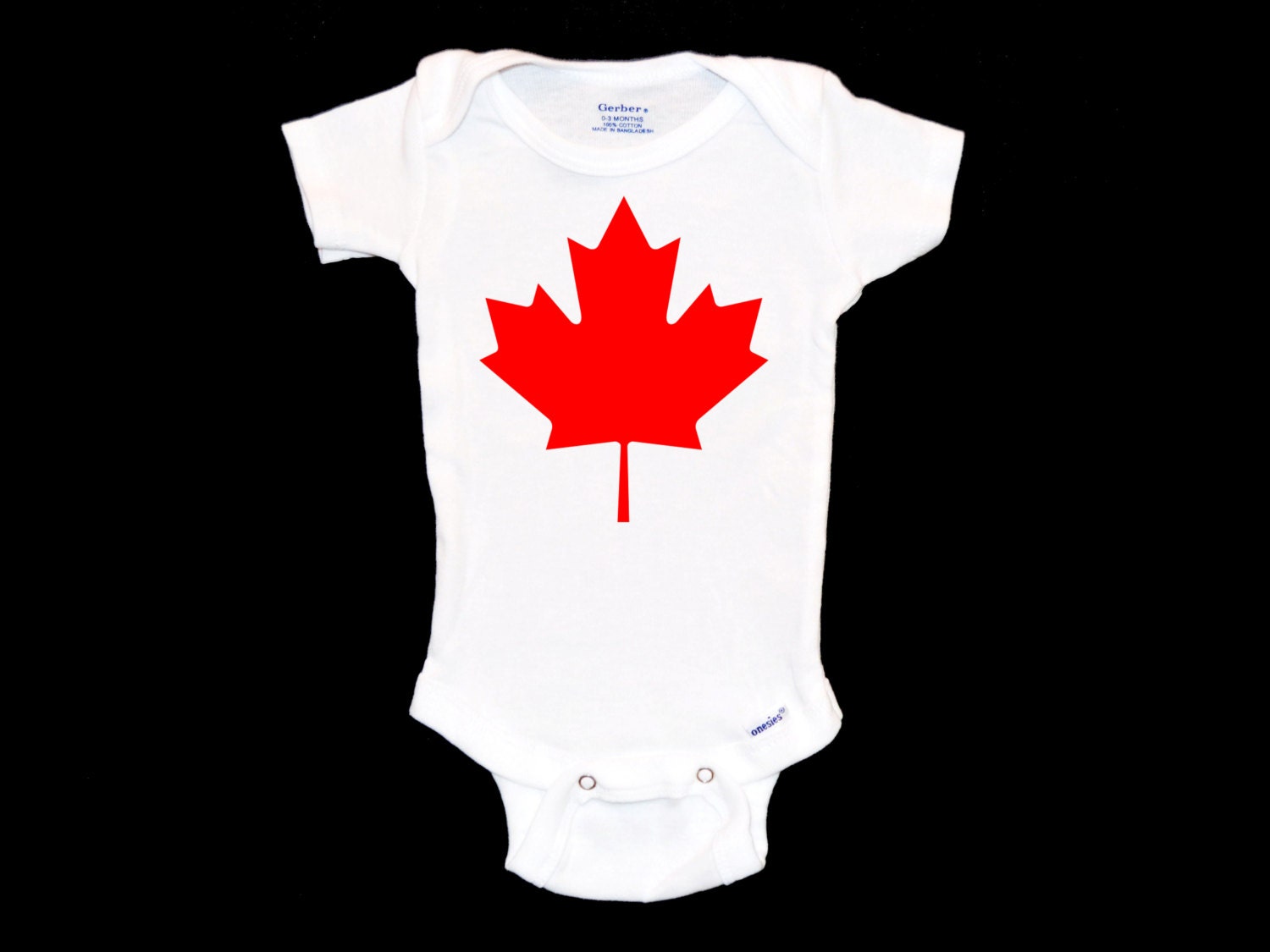 Canada Maple Leaf Onesie®® Canadian Flag Onesie®®, Toddler T