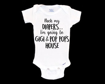 Gigi Pop Pop Onesie Cute Rascals® Baby Clothes I Love My Pop Pop