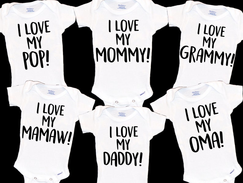 Lolly Pregnancy Announcement Onsie I Love My Lolli Onesie Cute Gift for New Grandparents Modern Infant Apparel Grandma Unique Bodysuit