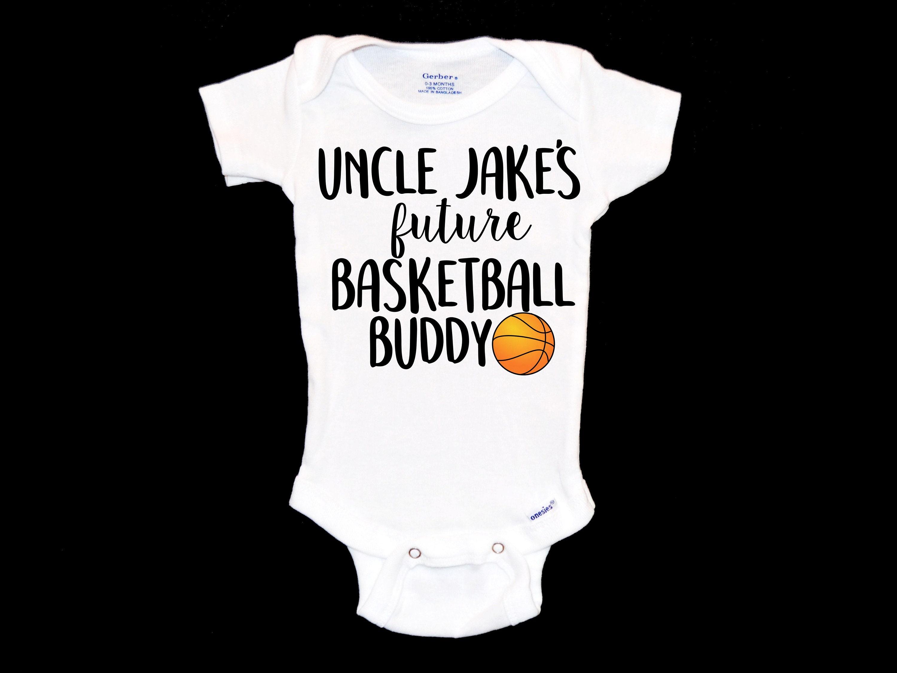 Uncle's Basketball Buddy Onesie®. Future Baller Baby 