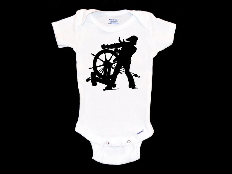 Modern Minimalist Onesie Nautical Ship Captain Onsie Black Etsy