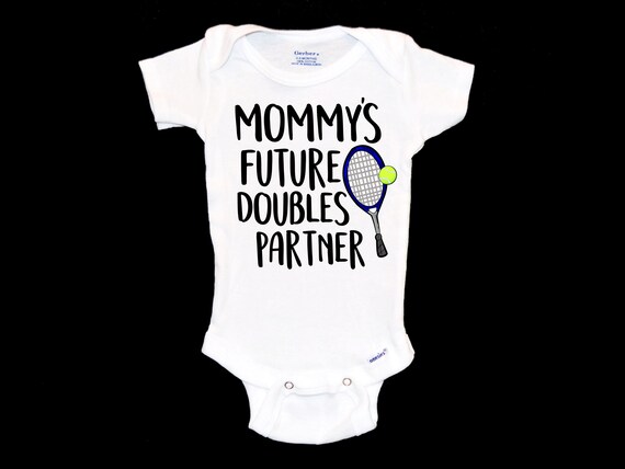 Regalo para la mamá amante del tenis. Onesie. Tenis Bebé | Etsy México