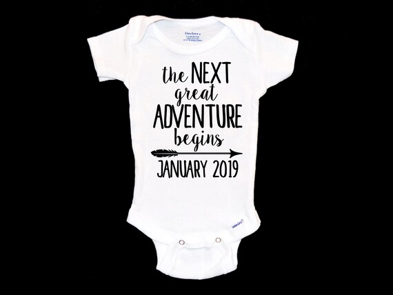 The Next Great Adventure Custom Pregnancy Announcement