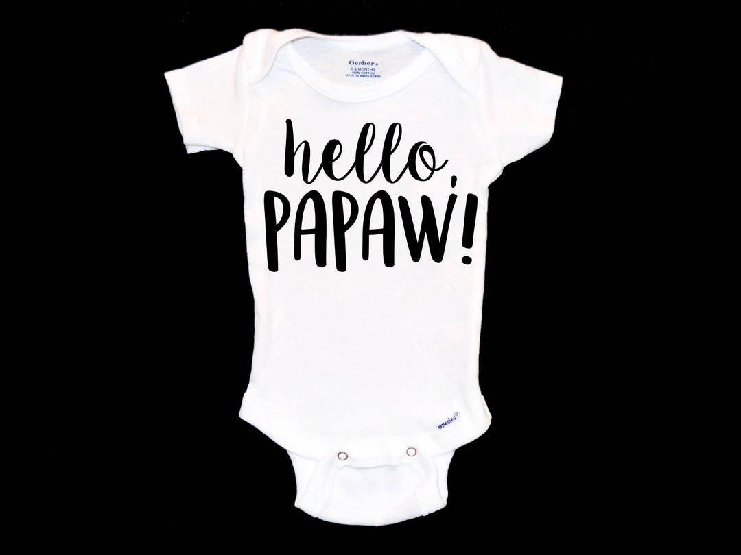 Papaw Surprise Pregnancy Announcement. Hello Pawpaw. Etsy