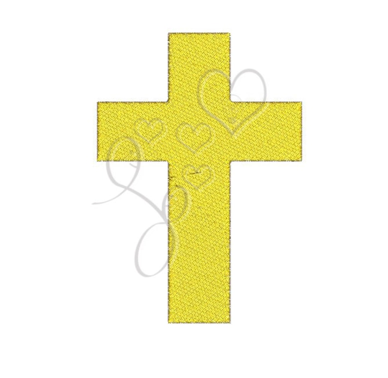 Cross Simple Cross Embroidery Design for Machine Embroidery Digital