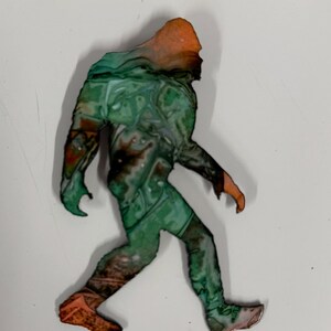 Bigfoot Metal Magnet