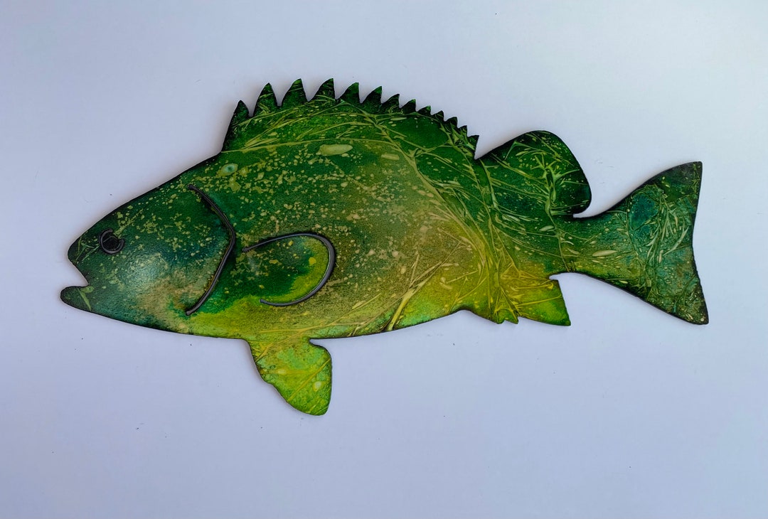 Bass Metal Wall Art Etsy