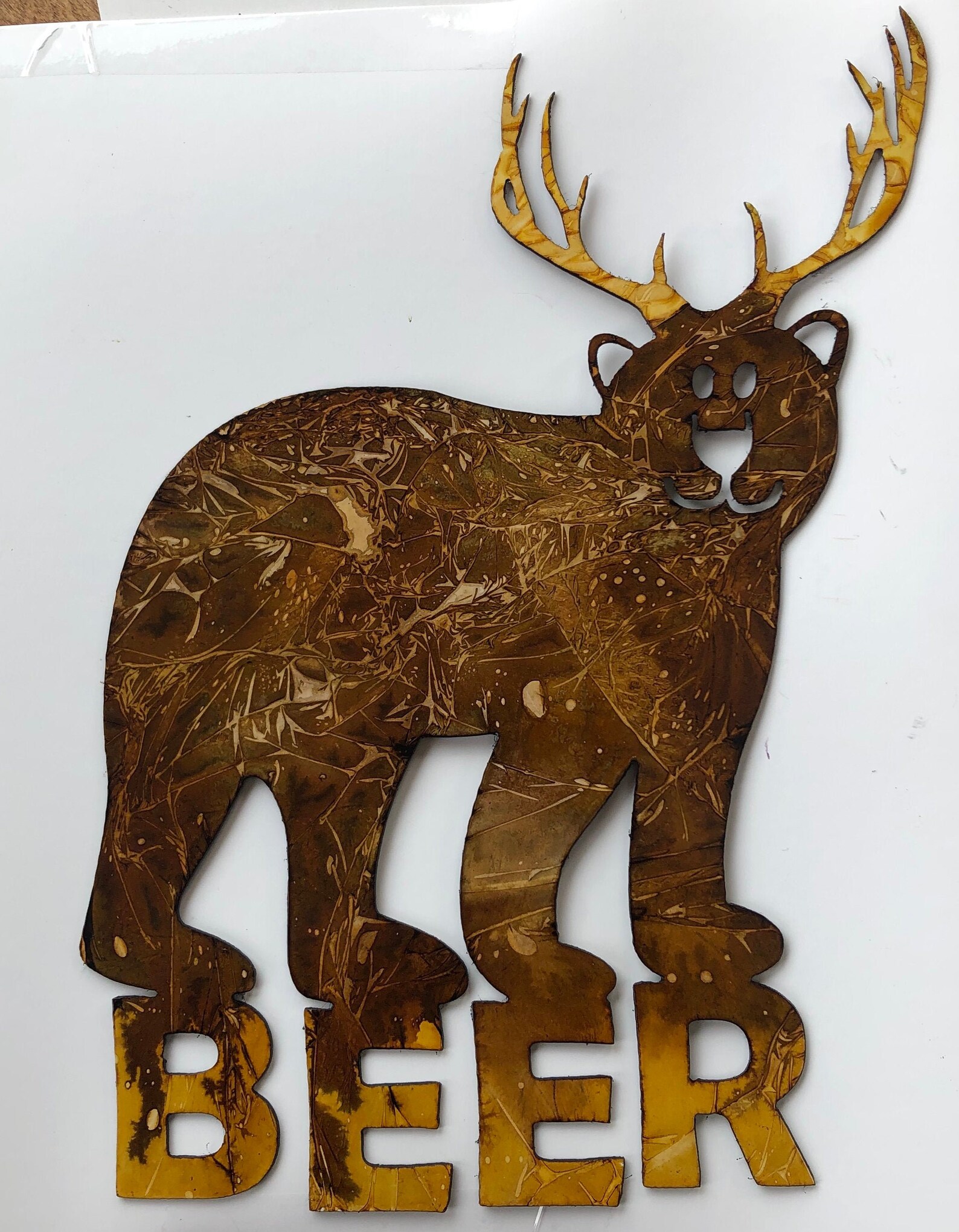 Beer Metal Wall Art Etsy