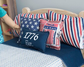 usa doll bedding stars and stripes patriotic bedding boy bedding 18 doll bedding dollhouse doll room 1776 established - Boy Bedding usa doll bedding stars and stripes patriotic bedding boy bedding 18 doll bedding dollhouse doll room 1776 established - Boy Bedding