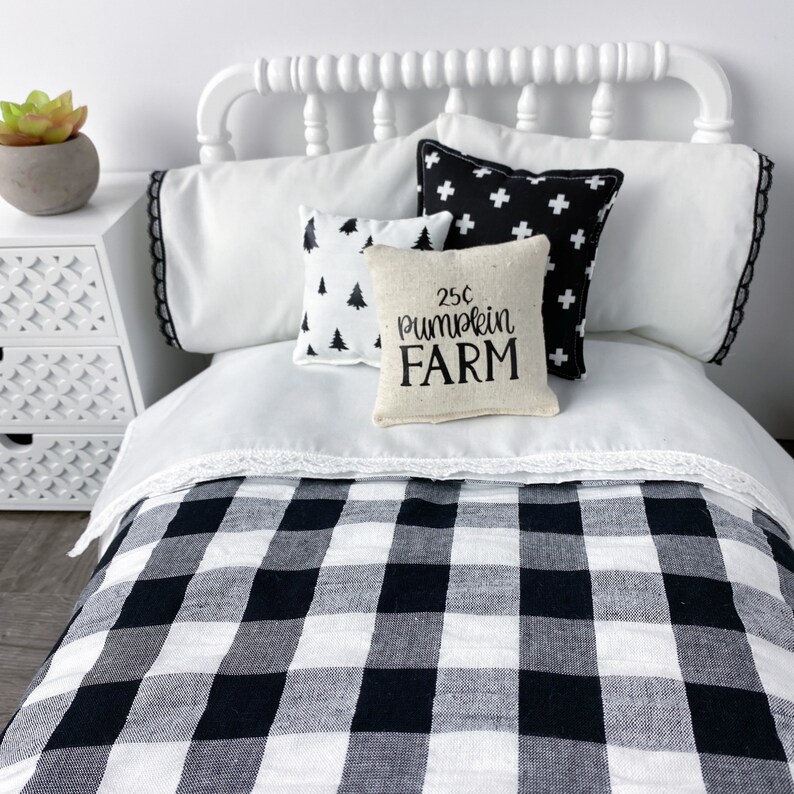 18 Inch Doll Bedding Tree Farm Bedding Christmas Bedding Etsy