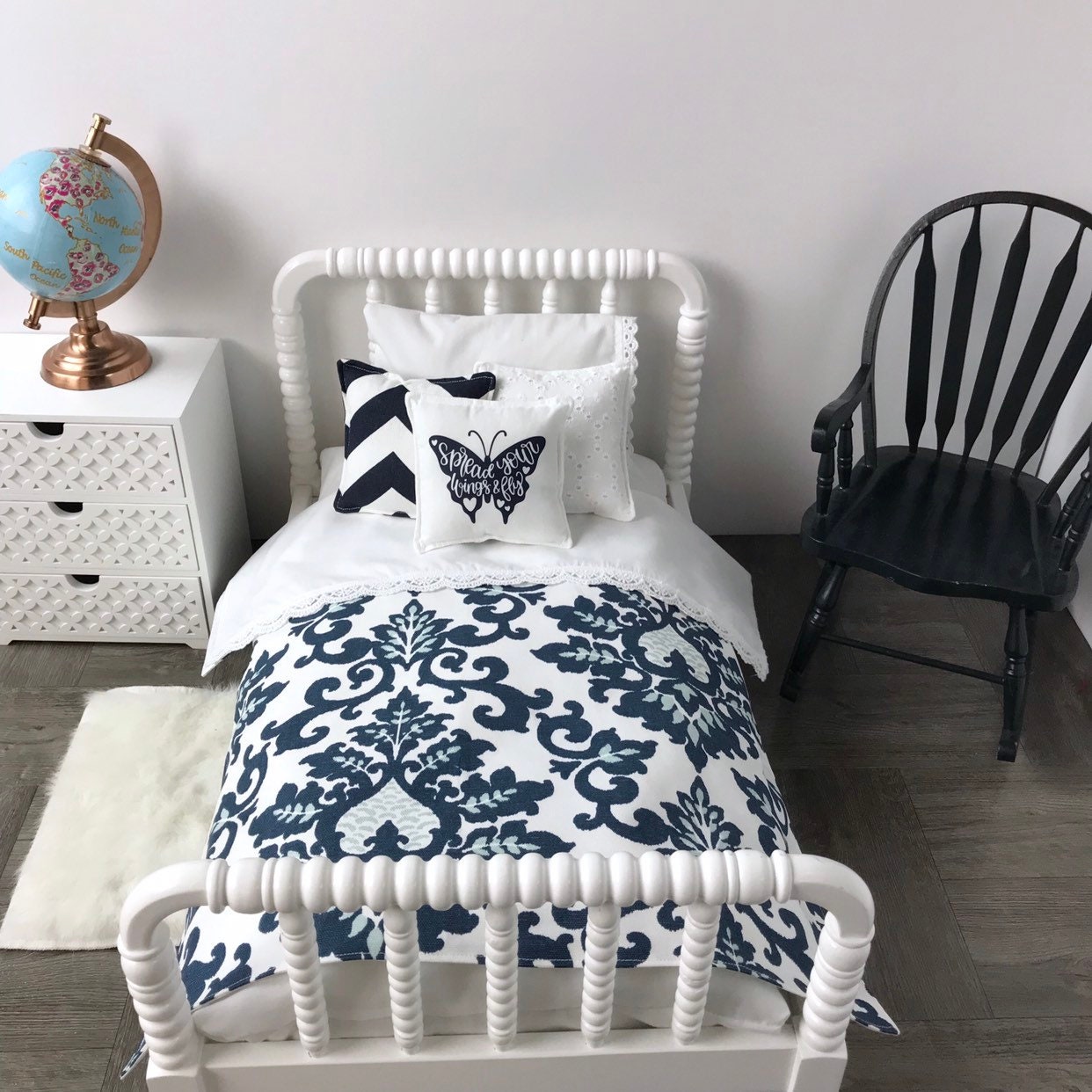 18 inch doll bedding 18 doll bedding doll blanket Etsy