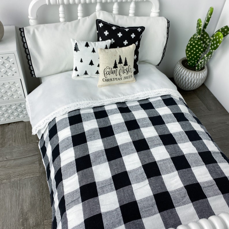 18 Inch Doll Bedding Tree Farm Bedding Christmas Bedding Etsy