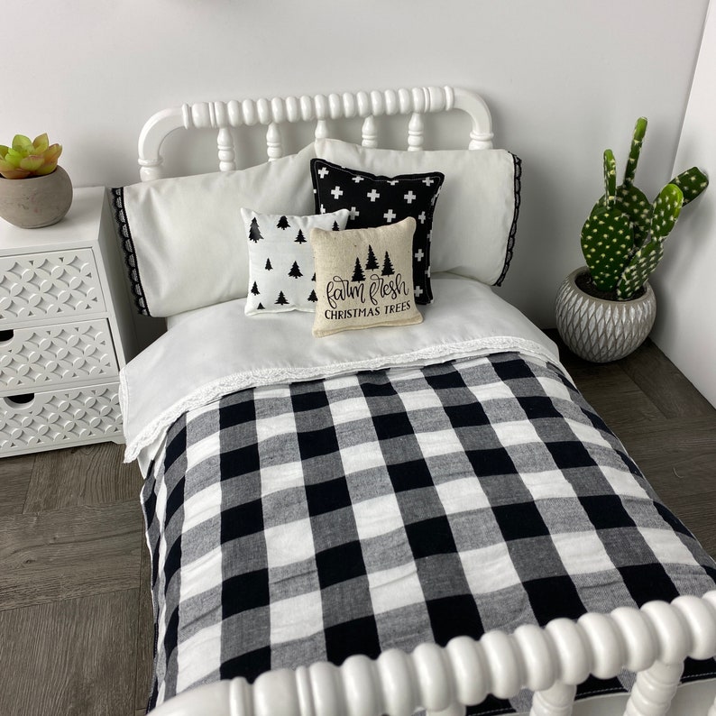 18 Inch Doll Bedding Tree Farm Bedding Christmas Bedding Etsy