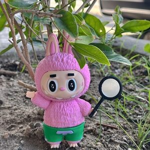 Labubu x  Patrick Star Fusion Figure Handmade 3D printed 7 Inches