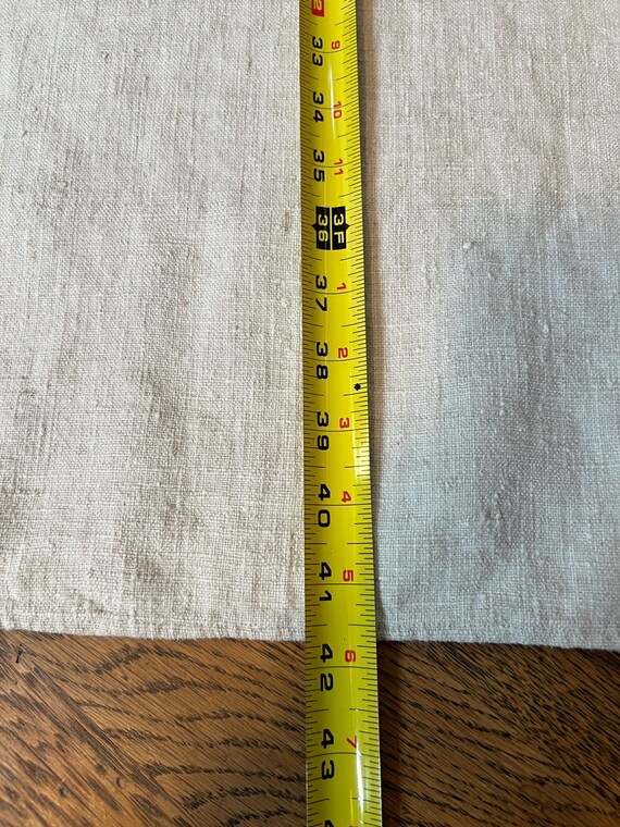Antique French linen handmade dress - image 8
