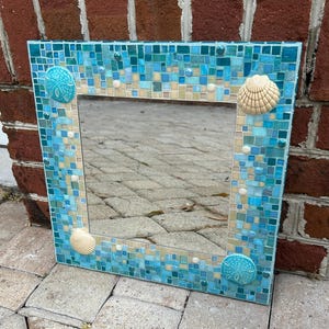 Mosaic Wall Mirror - Shades of the Beach