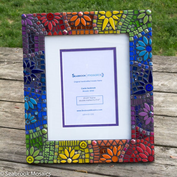 Rainbow Mosaic Frame