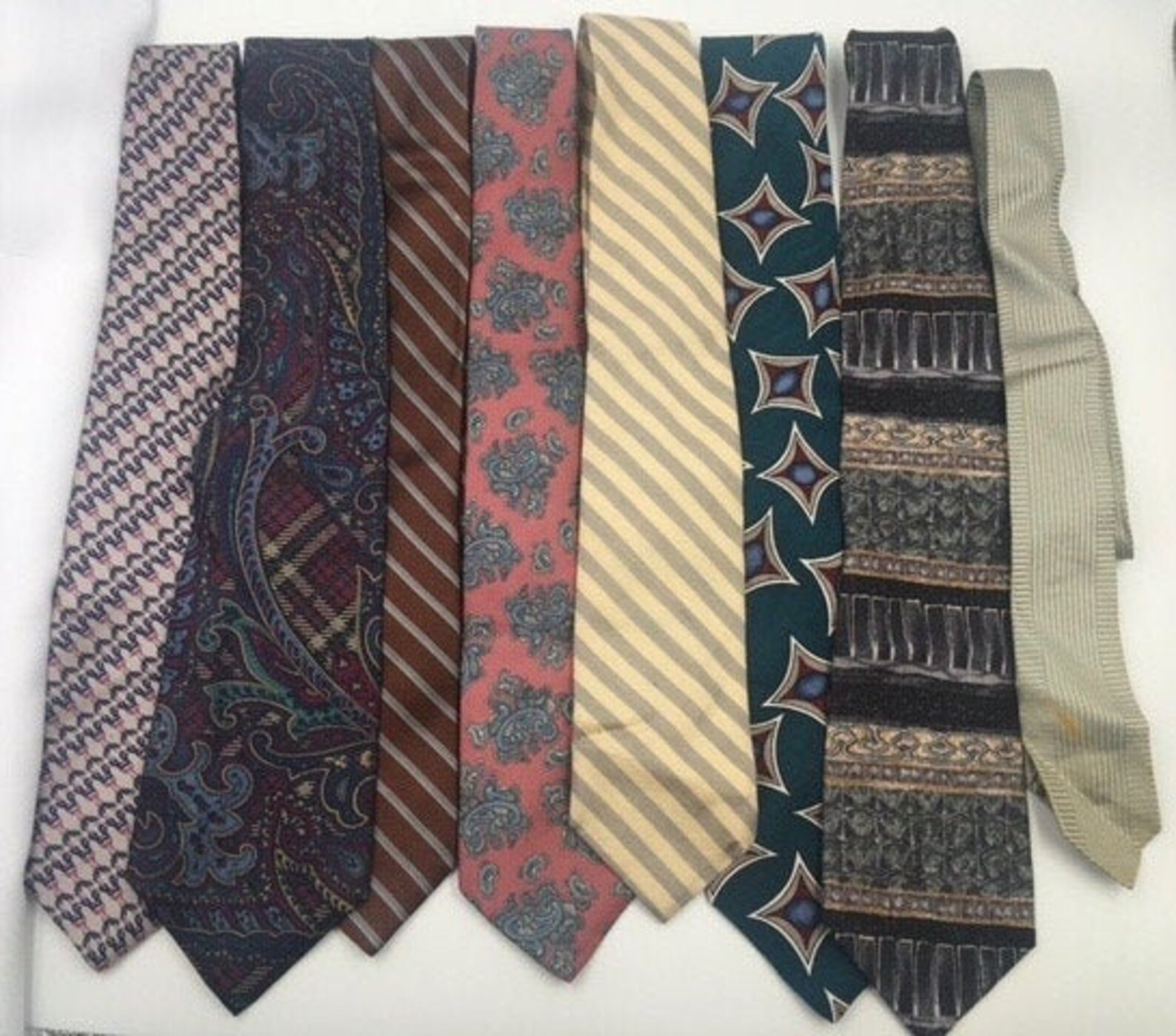 Vintage All Silk Men's Neckties 60s 80s 90s | Etsy