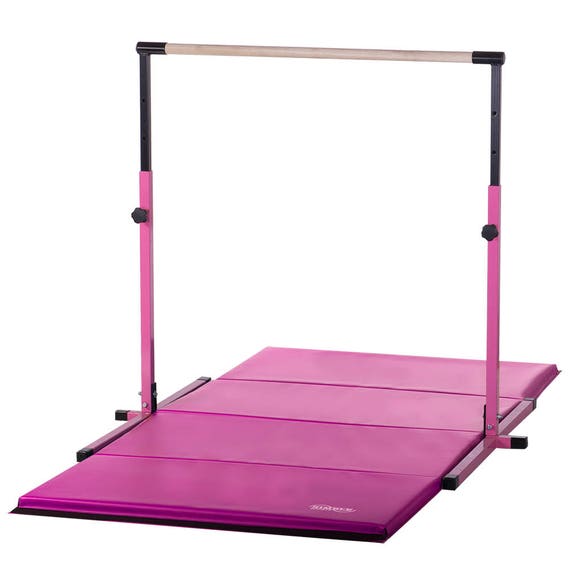 gymnastics bar and mat for home