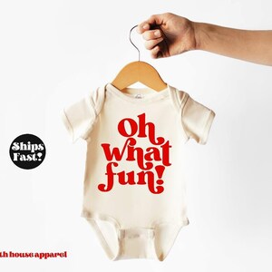 Christmas Cream Baby Bodysuit - Baby Girl XMAS, Cute Baby Clothes - Baby Girl Gift - Boho Baby Shower Gift, Baby Girl Bodysuit, Toddler Boho