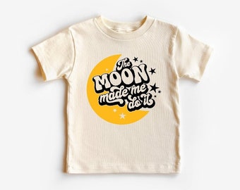 Moon Made Me Do It Baby Bodysuit - Retro Boho Girl Outfit