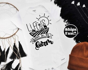 Funny Farm Baby Onesie®: Ranch Newborn Gift