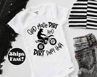 Dirtbike Baby Onesie®: Motocross Newborn Gift