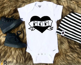 MY DADDY HAS COOLER TATTOOS INK Screen Printed Babygrow Baby Present Vest Gift