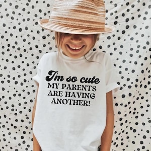 My parents are having another Kids Shirt - Big Brother Reveal Shirt -Sibling Pregnancy Announcement - Big Sister Reveal Shirt - Baby Reveal