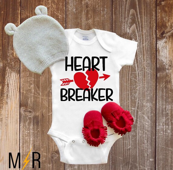 valentines day baby onesie
