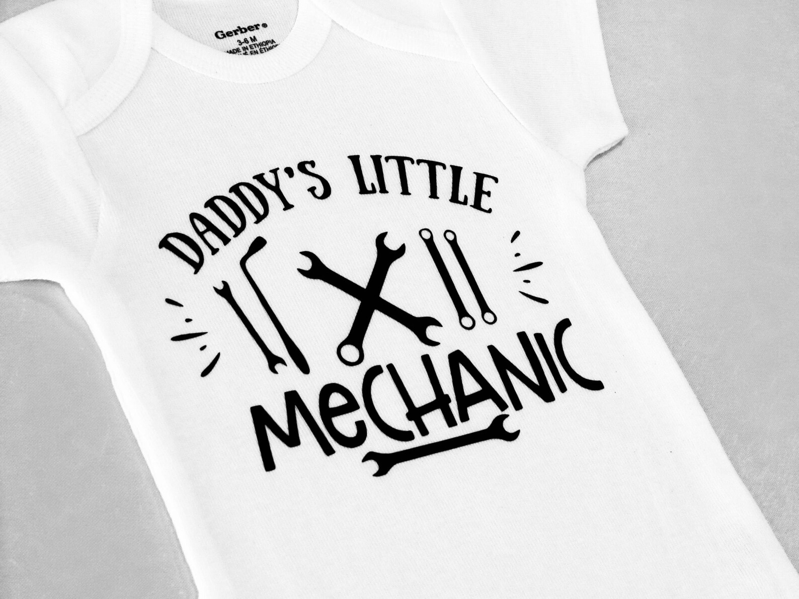 Mechanic Baby Onesie® Daddy's Little Mechanic Baby Shower Etsy