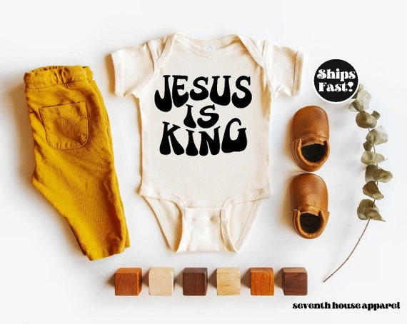 Body bébé Jesus King unisexe 0- 3 mois
