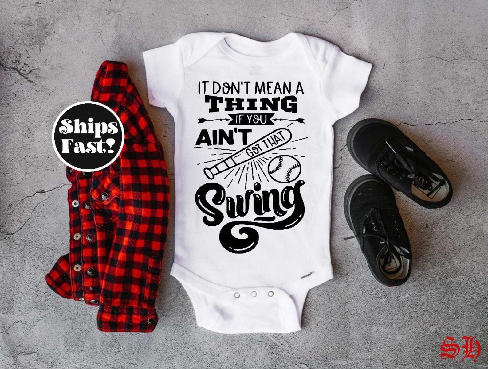 Baseball Softball Onesie Baby Onesie® Baseball Onesie® Baby Etsy