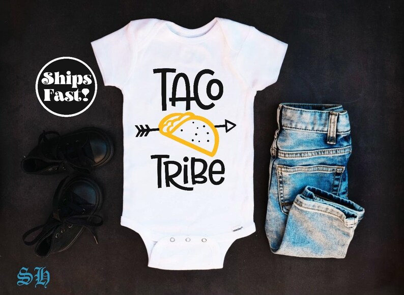 Taco Tribe Onesie® Baby Onesie® Baby Shower Gift Taco Etsy