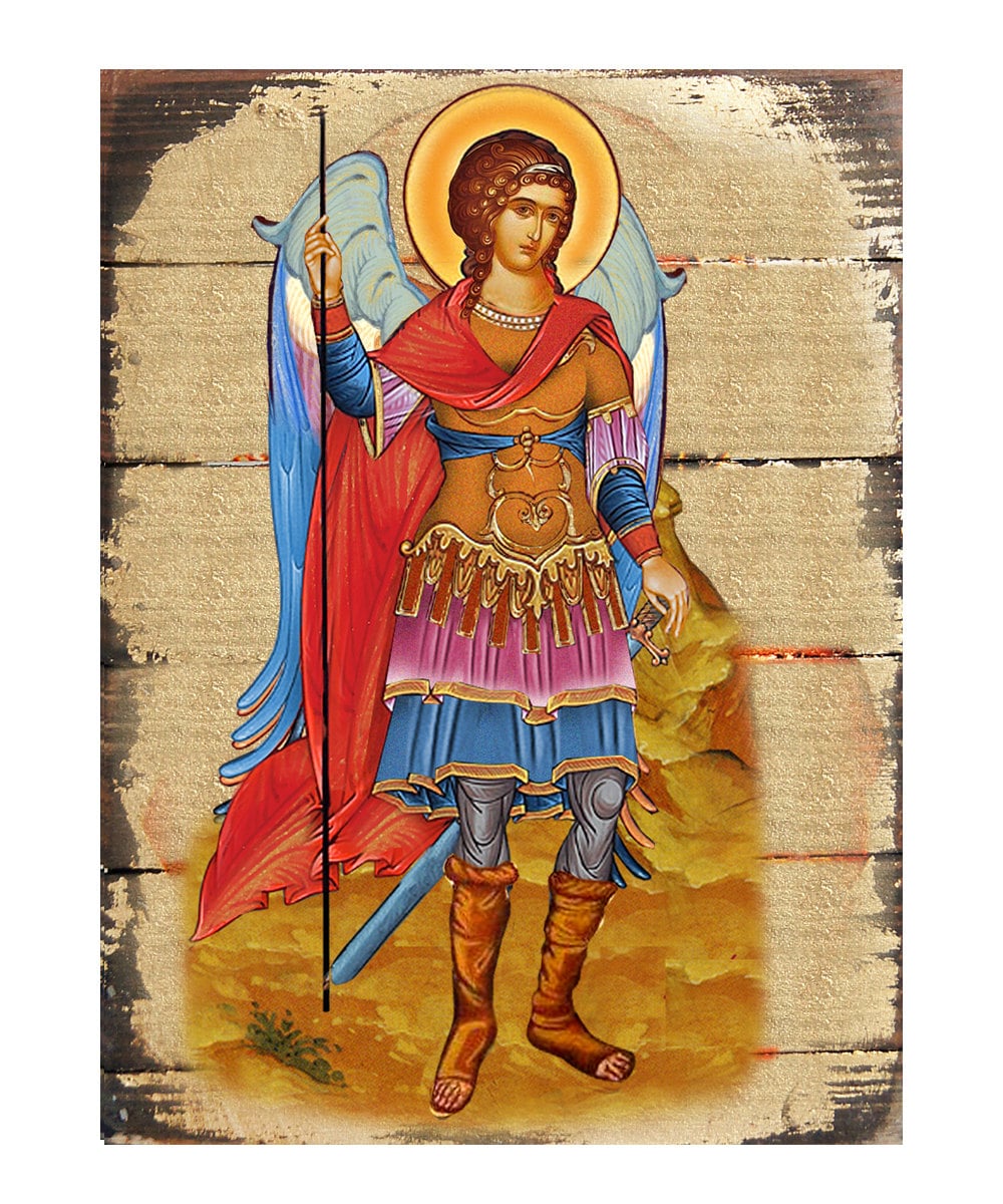 Saint Michael the Archangel - Christian Art - Religious Wall Art ...