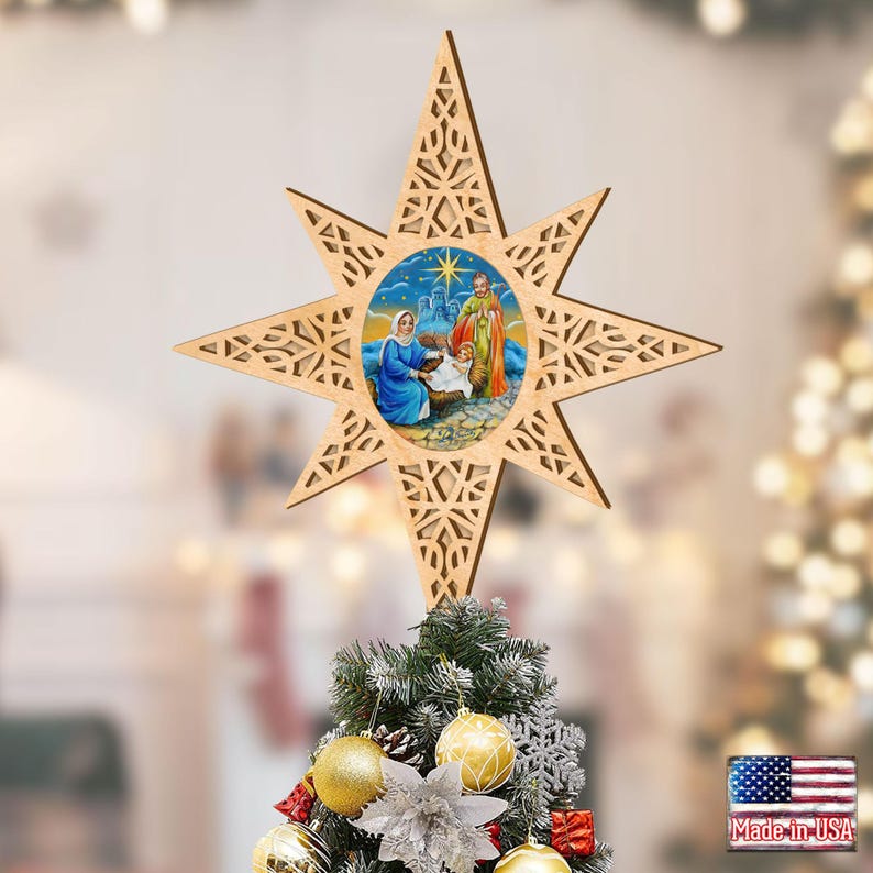 G. DeBrekht Nativity Tree Topper - Thumbnail 2