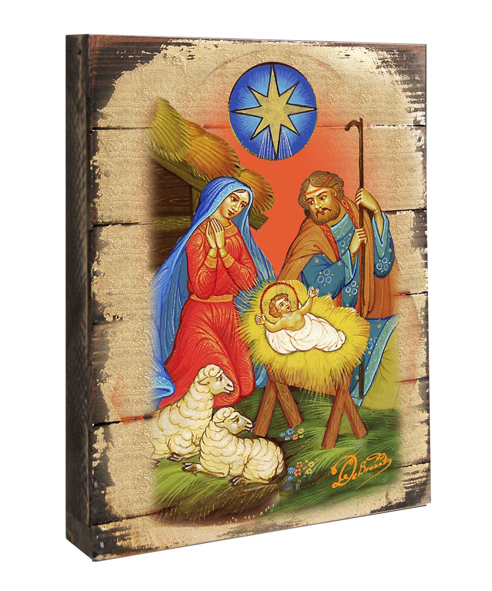 The Holy Family - Nativity - Christian Art - Religious Wall Art ...