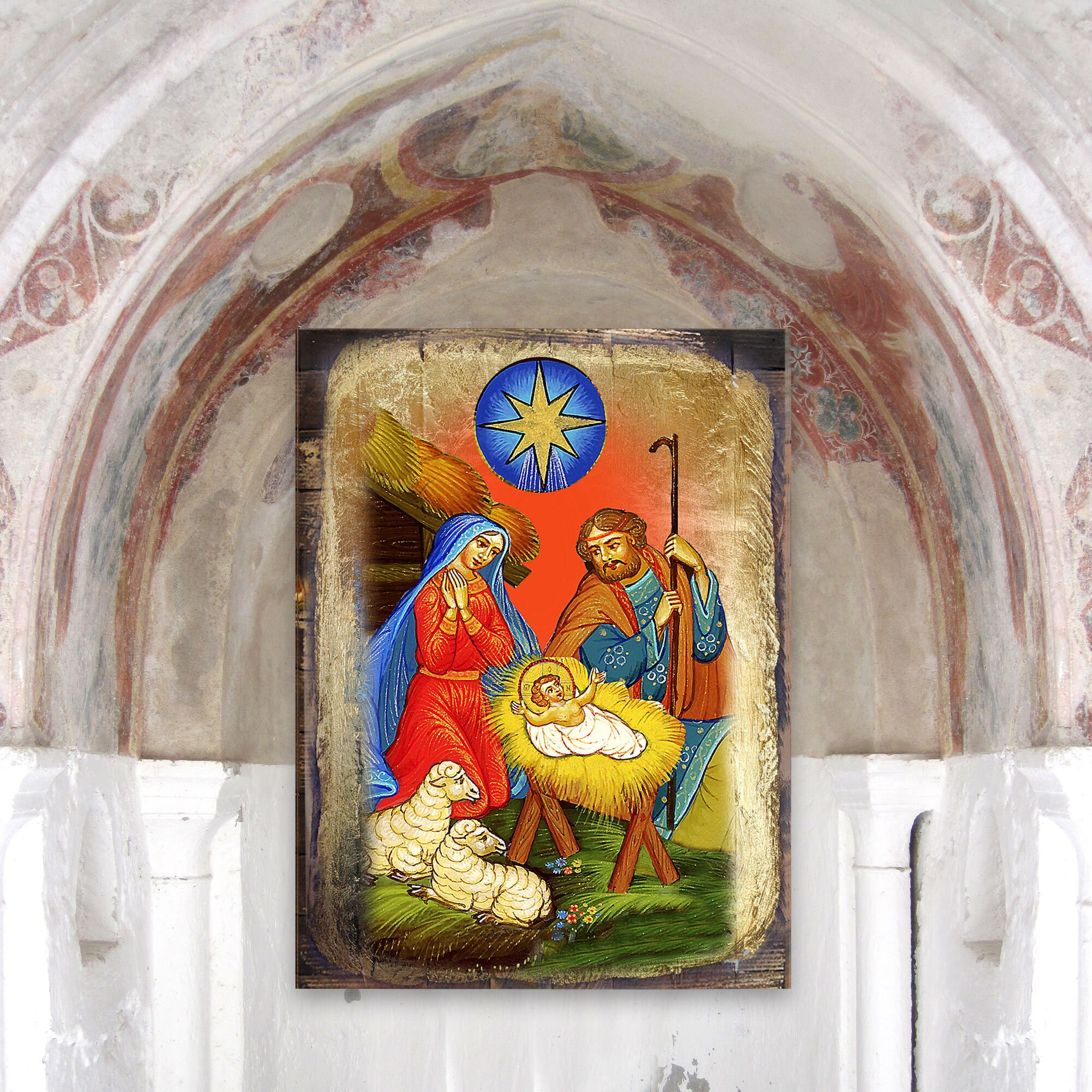 The Holy Family - Nativity - Christian Art - Religious Wall Art ...