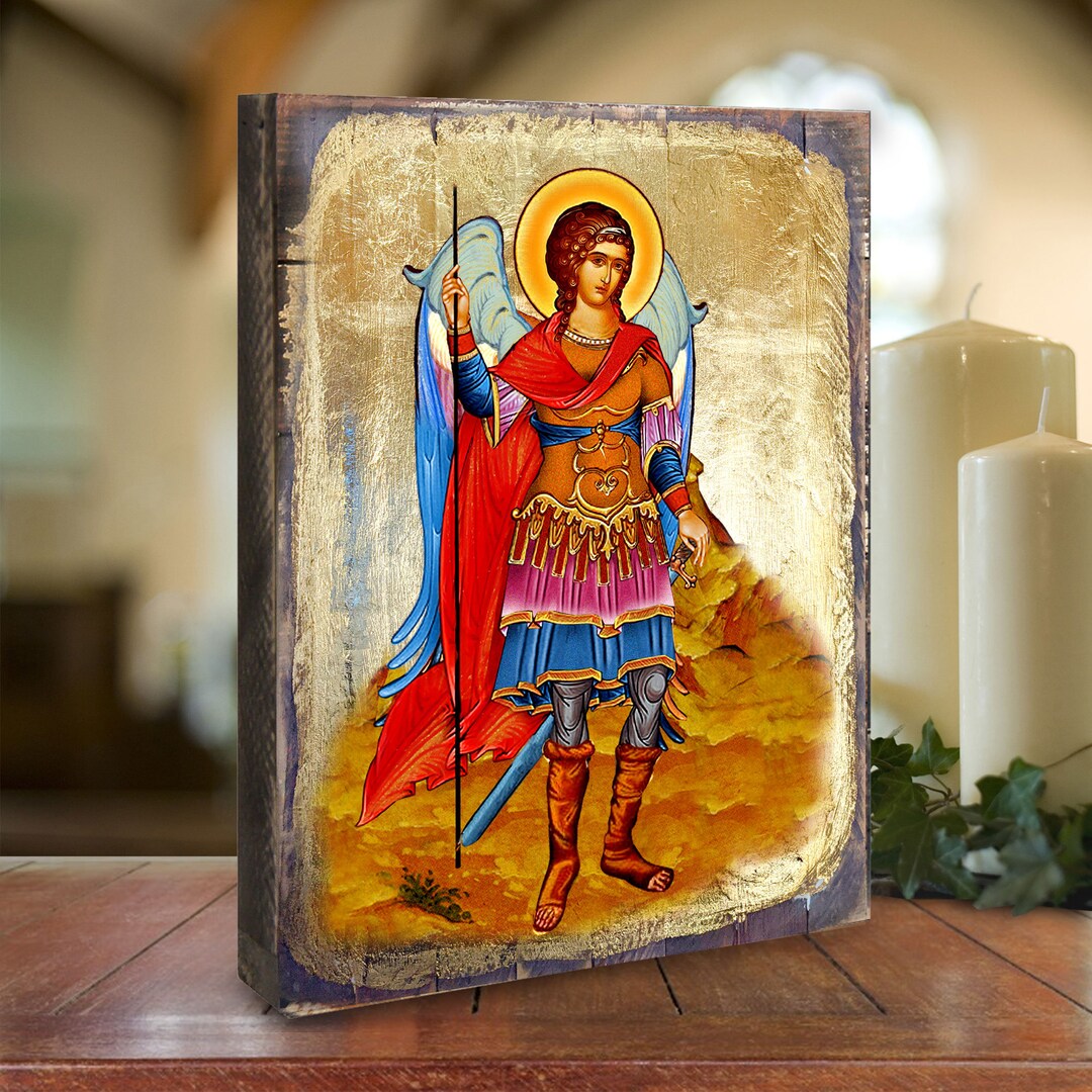Saint Michael the Archangel - Christian Art - Religious Wall Art ...