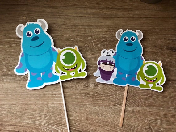 Monsters Inc Cake Topper Monsters Inc Baby Shower Monsters Etsy