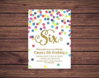 polka dot invitation etsy